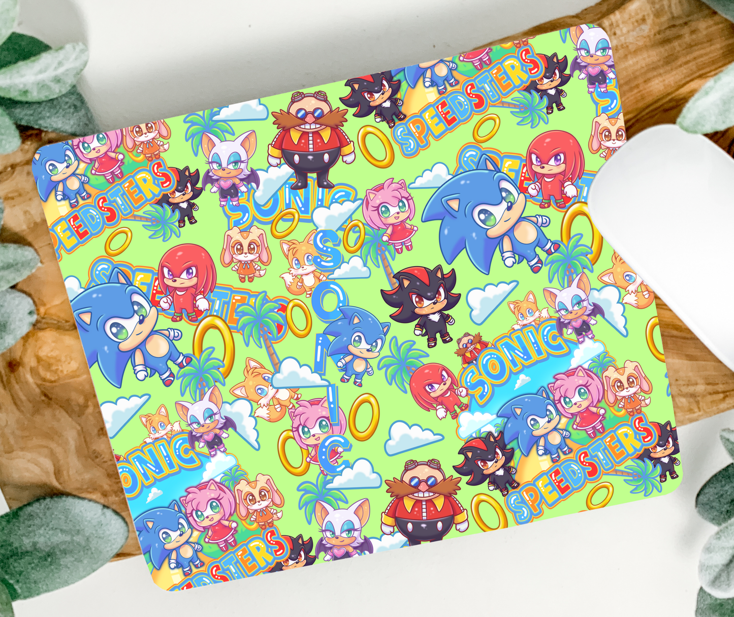 Sonic Fandom Mouse Pad