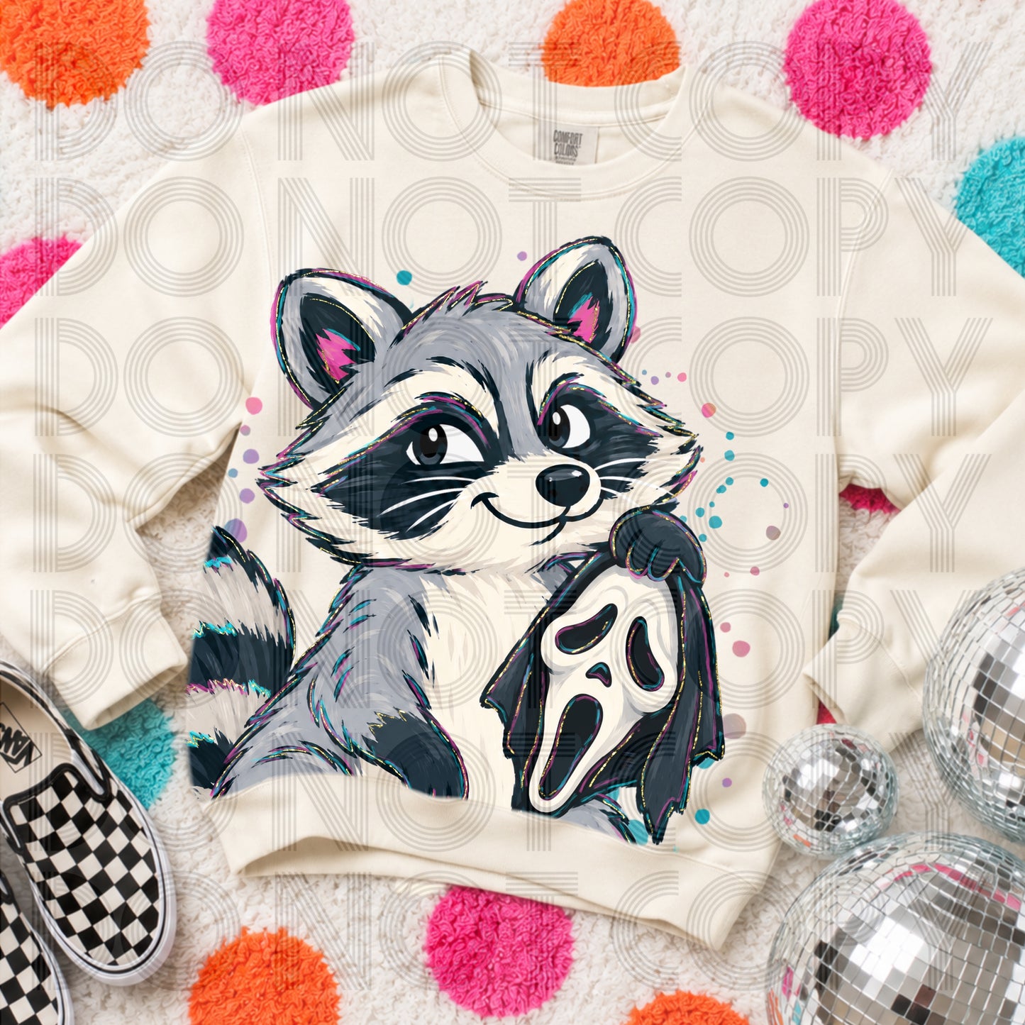 Spooky Racoon, DTF P2O