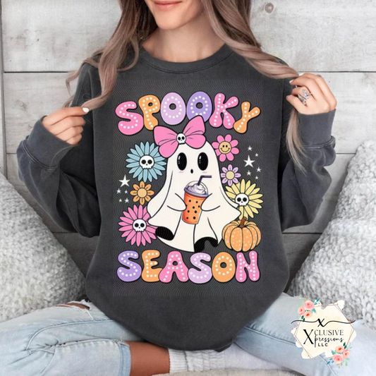 Spooky Season, RTS Glitter DTF Screenprint