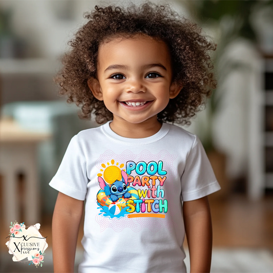 Stich Pool Party Kids, DTF POD