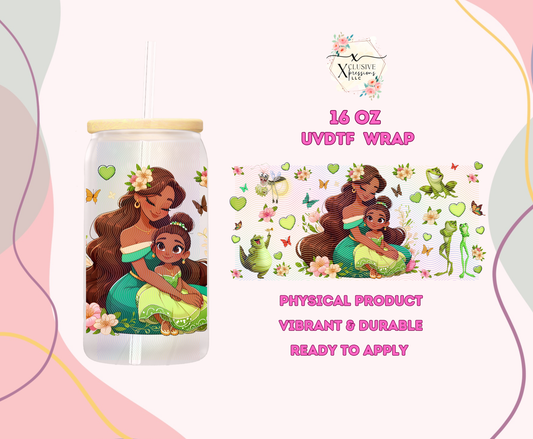 #1073 Tiana Princess Mother, 16 oz UVDTF or Sub