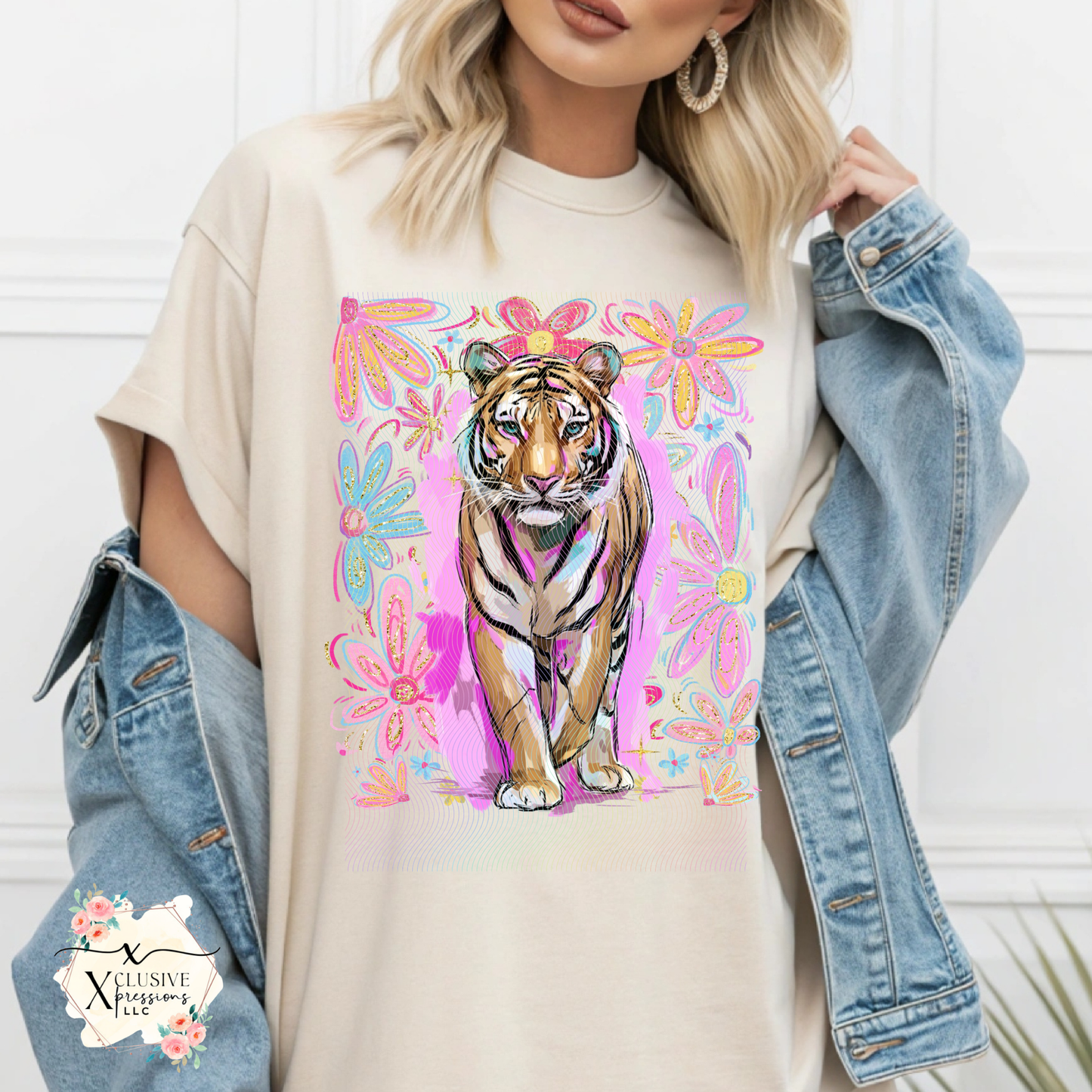 Tiger Floral, DTF P2O