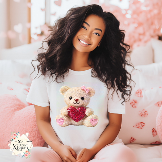 Valentine Teddy Bear, DTF P2O