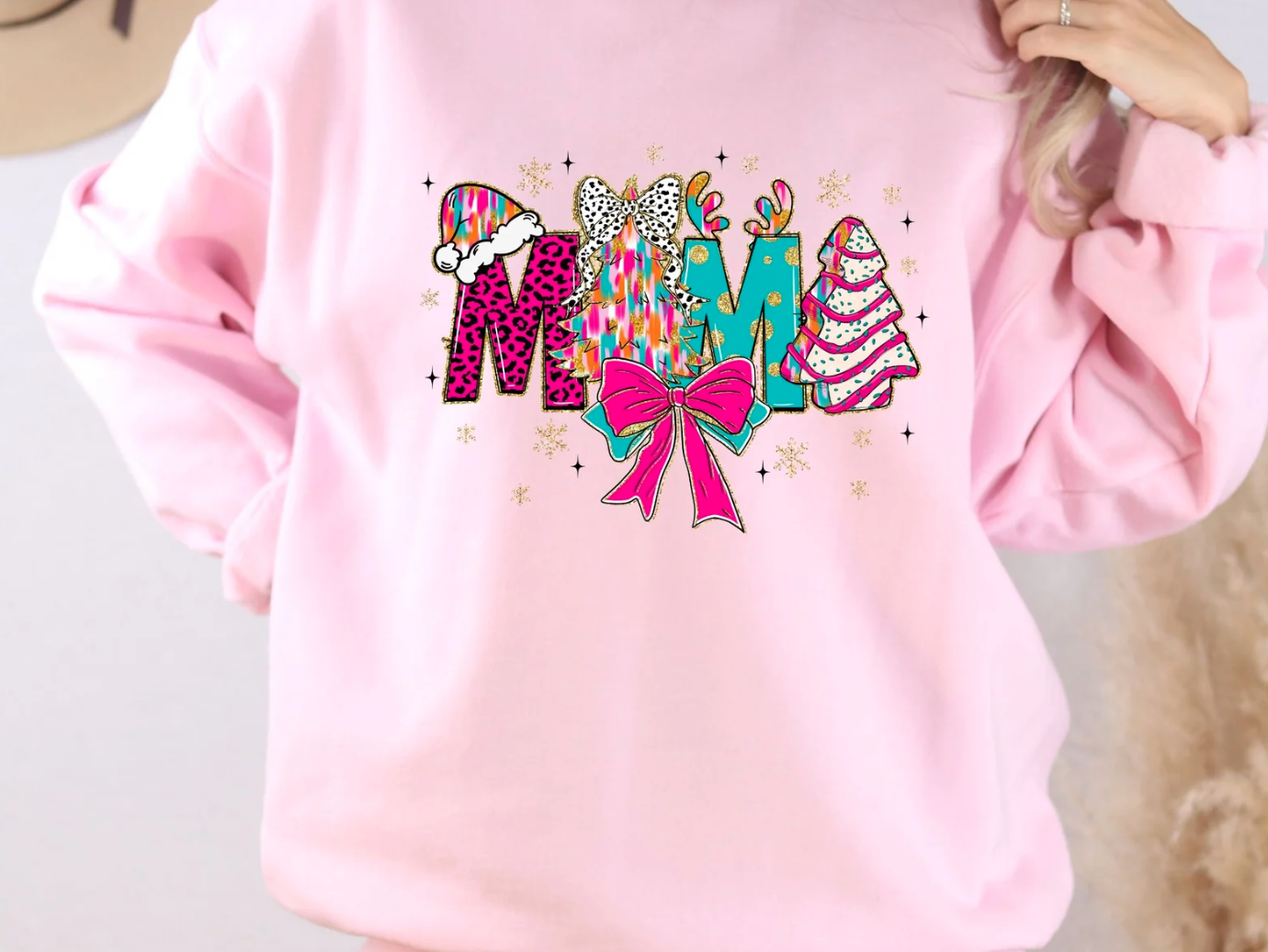 Mama Xmas, Glitter Screenprint