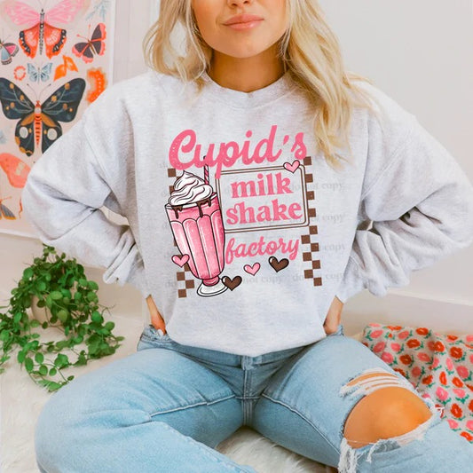 Cupids Milkshake, Glitter DTF Screenprint
