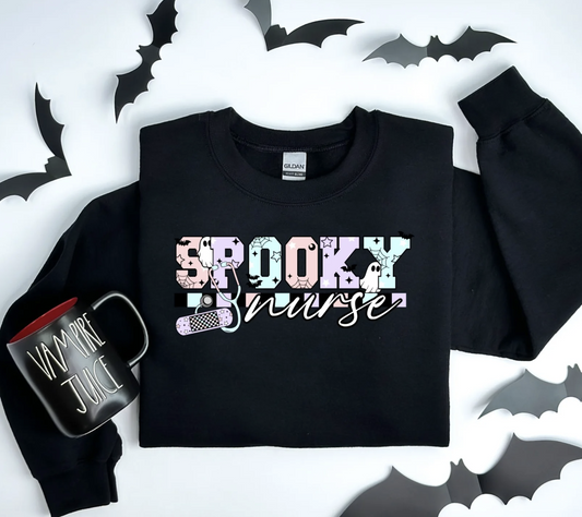 Spooky Nurse, Glitter Screenprint