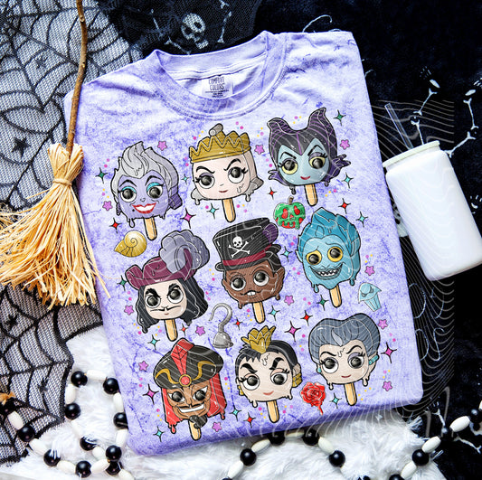 #1148 Villians Popsicle Collection, P2O